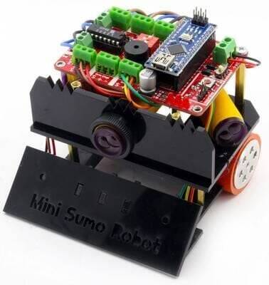 FROG Mini Sumo Robot Kit - Disassembled - 2