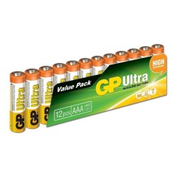 GP Ultra 12 AA Batteries - Economic Package 