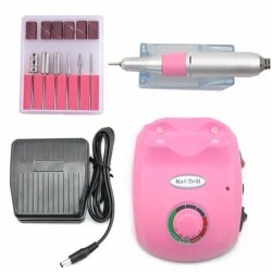 HC-601 Manicure Pedicure Nail File Set - Pink 