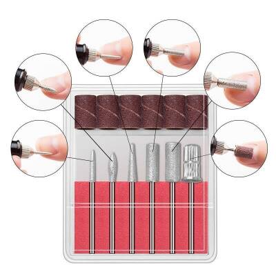 HC-601 Manicure Pedicure Nail File Set - Pink - 2