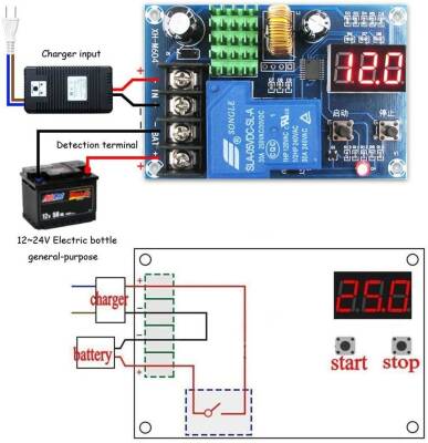 HCW-M604 6-60V Lithium Battery - Battery Charge Control Circuit - 2