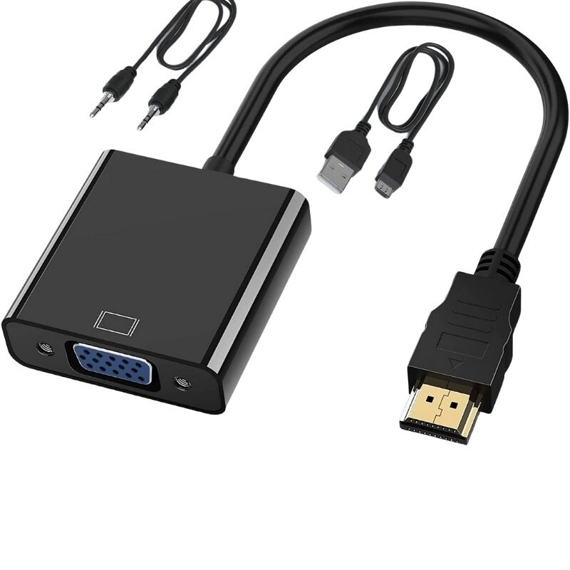  Hdmi - Vga Çevirici Dönüştürücü Adaptör