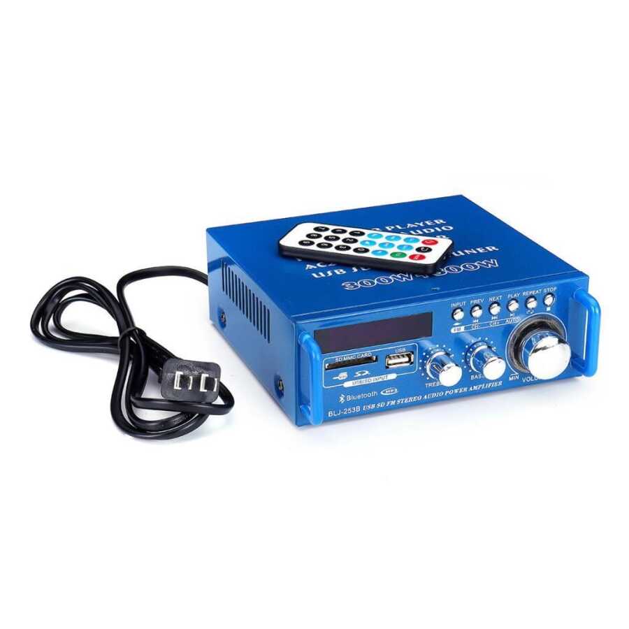  Hi-fi Stereo Amplifier - 2x300w Bluetooth Amfi