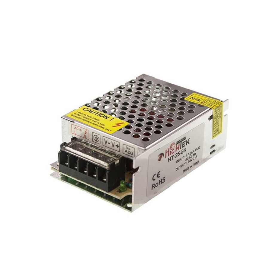  Hightek 24v 1a Metal Kasa Adaptör - Led Driver