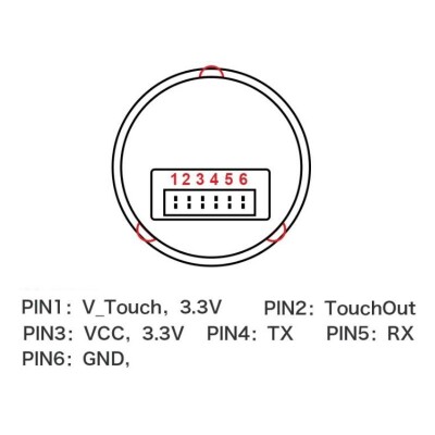 HLK-FPM383F Fingerprint Identification Module + USB-TTL Serial Converter - 2