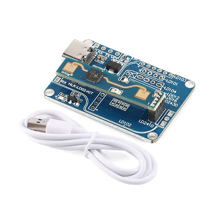  Hlk-ld2410b+ble 24ghz Radar Hareket Algılama Sensörü Modülü Kiti