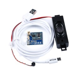 HLK-V20 Ses Tanıma Modülü Hoparlör+Mikrofon Test Kit - 1
