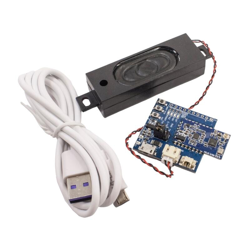HLK-V40 Ses Sentezi Modülü Hoparlör+Mikrofon Test  Kit