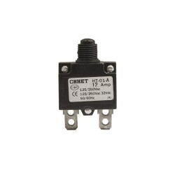 HT-01-A 12A Overcurrent Protective Circuit Breaker Fuse 