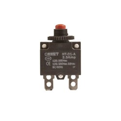 HT-01-A 3.5A Overcurrent Protective Circuit Breaker Fuse - Red - 1