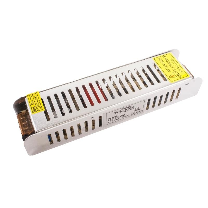  Ht-1201 24v 5a İnce Metal Kasa Adaptör - Led Driver