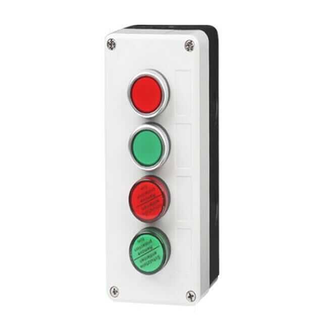  İkili Sinyal Lambası Ve İkili Push Buton Kutusu
