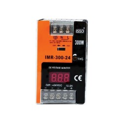IMR-300-24 - 300W 24VDC 12.5A Mini Indicator Rail Mount Power Supply 