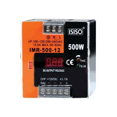 IMR-500-12 - 500W 12VDC 41.5A Mini Display Rail Mount Power Supply - 1