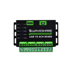 Industrial USB to 4 Channel RS485 Converter - 4