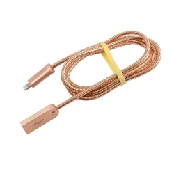 iPhone Lightning Metal Braided Charging Cable 1.4 meters - 1