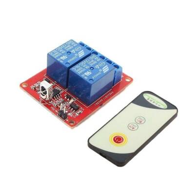 IR Controlled Relay Card 12V 2 Channel - 1