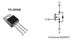 IRFZ44N - 55V 49A Mosfet - TO220 - 2