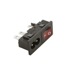 Işıklı 2 Pin Power Soketi 