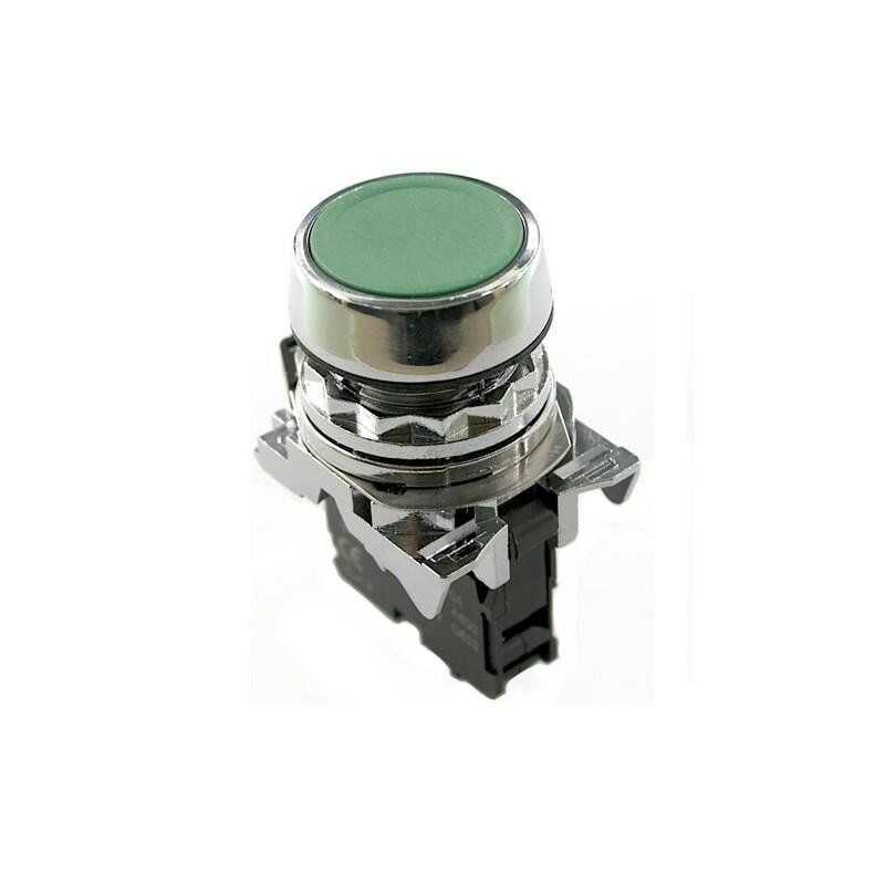  Ism-ba31 Metal Yaylı Push Buton - Yeşil