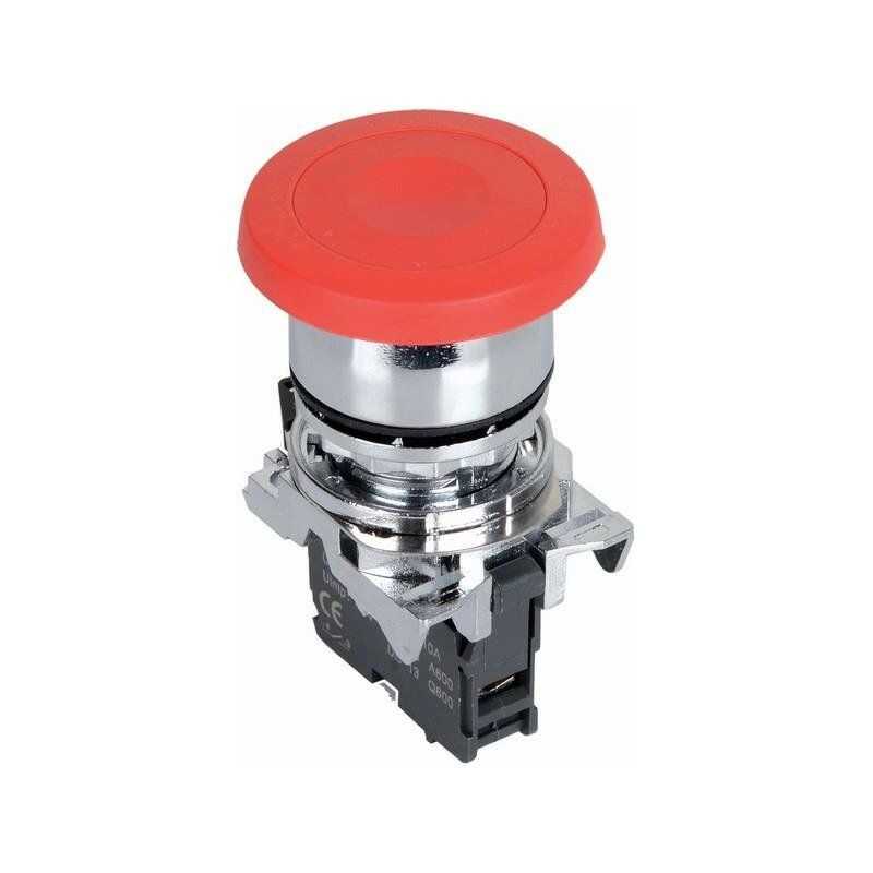  Ism-bc42 Mantar Kafalı Yaylı Metal Buton - Kırmızı