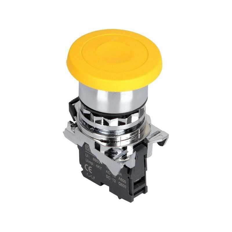  Ism-bc51 Mantar Kafalı Yaylı Metal Buton - Sarı