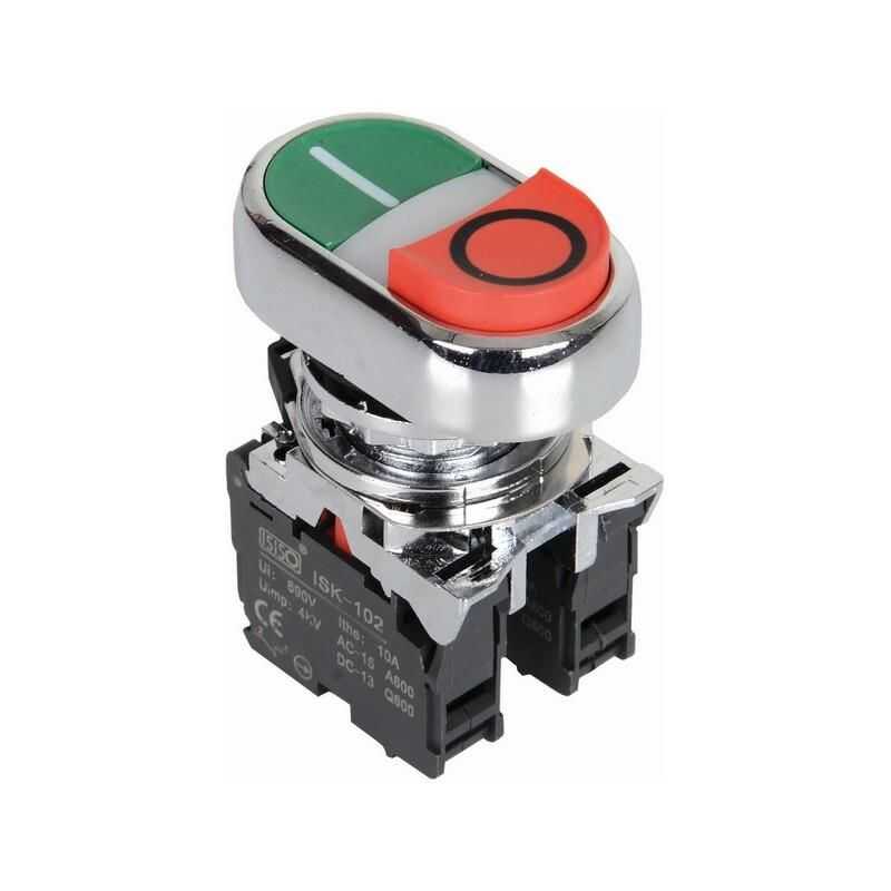  Ism-bl845 Metal Çift Yaylı İkiz Buton