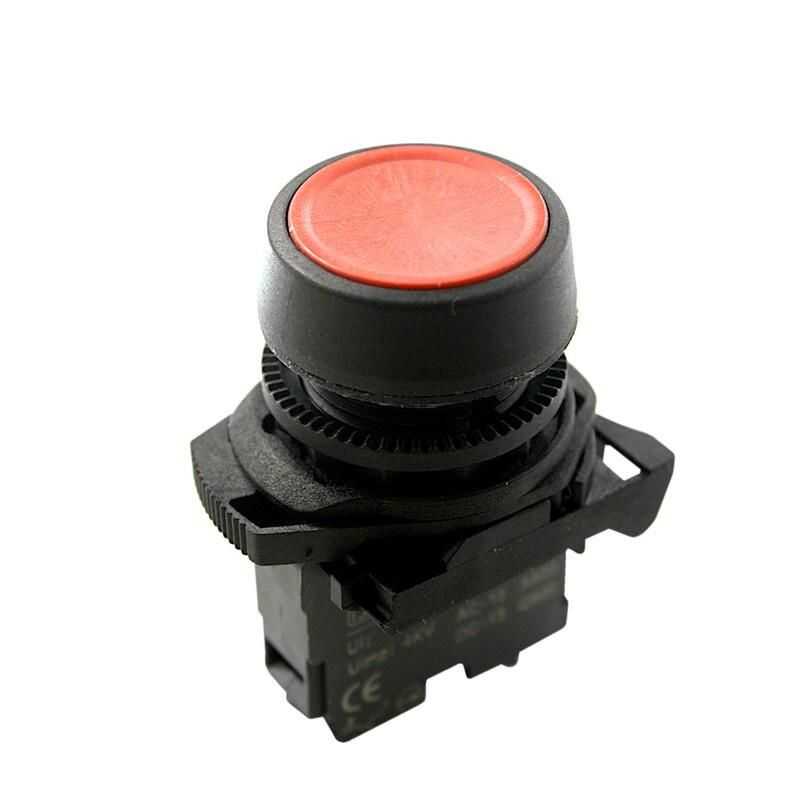  Isp-aa42 Yaylı Nk Push Buton - Kırmızı
