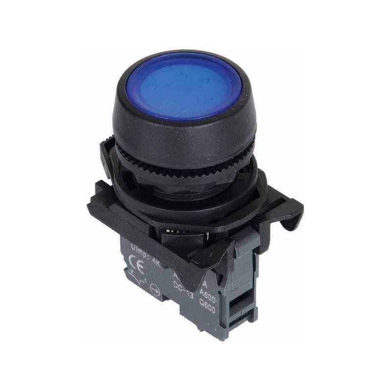  Isp-aa61 Yaylı Push Buton - Mavi