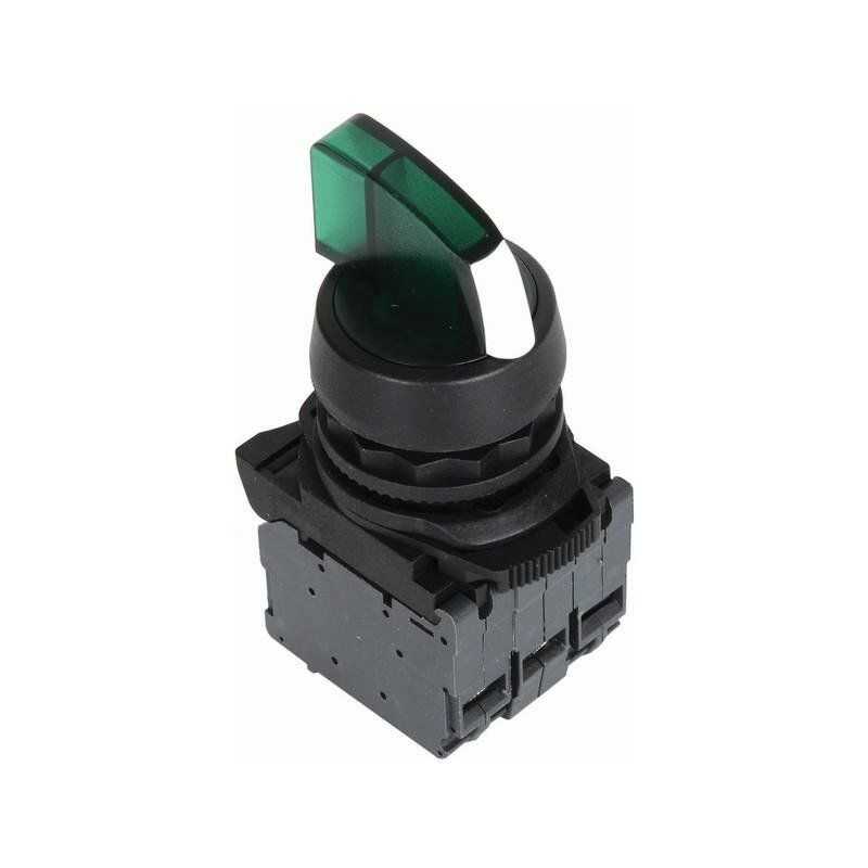  Isp-ak123b5 24v Yeşil Led Işıklı Mandal Buton