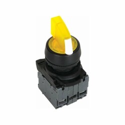 ISP-AK135M5 220V Yellow Illuminated Latch Button 1-0-2 
