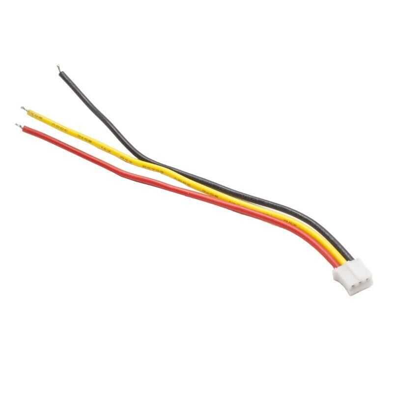 Coppia Connettori Micro JST PH 2.0 3 Pin Femmina Con Cavo 26AWG 10cm Per Batterie LiPo E Modelli RC