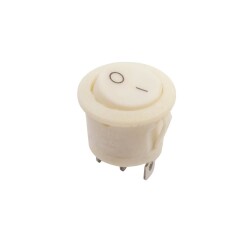 KCD1-2 ON-OFF Switch 3 Pin White - 1