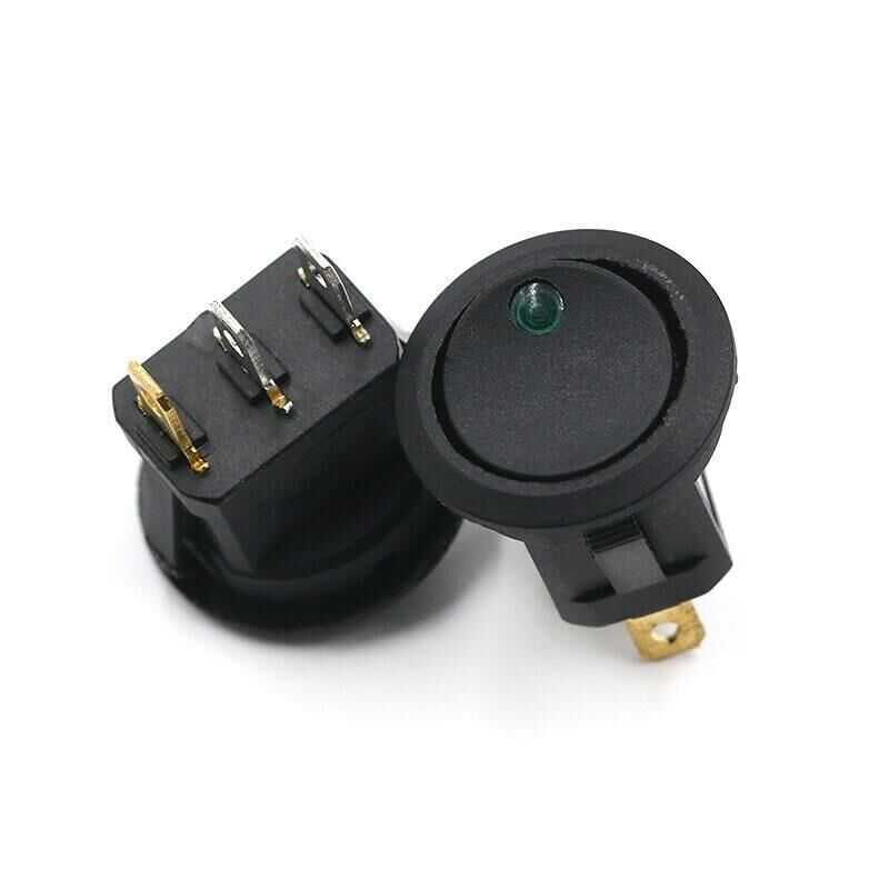  Kcd1 Yeşil Nokta Işıklı On-off Anahtar 12v