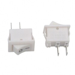 KCD11 Mini On-Off Switch - White 