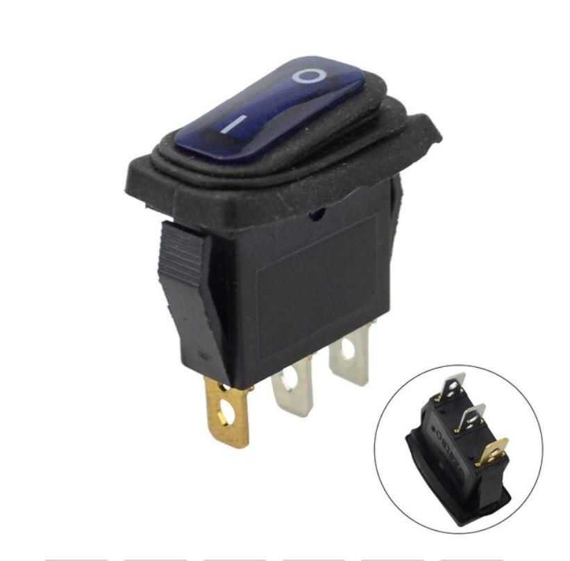  Kcd3 15a Su Geçirmez Mavi Işıklı On-off Anahtar