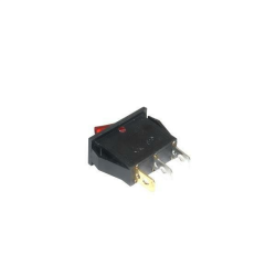 KCD3 Single Narrow Illuminated On/Off Switch - Red - 2
