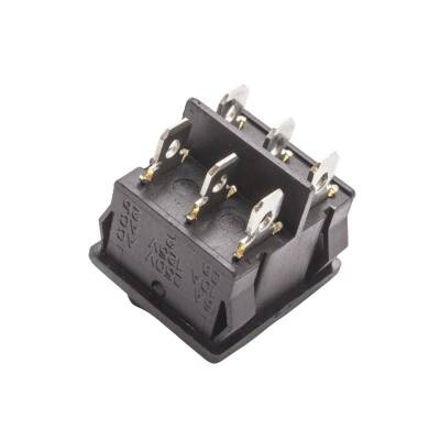 KCD4-602 ON-OFF Switch 6 Pin Siyah - 2