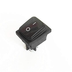 KCD4 Su Geçirmez 30A Siyah ON-OFF Anahtar 4 Pin 