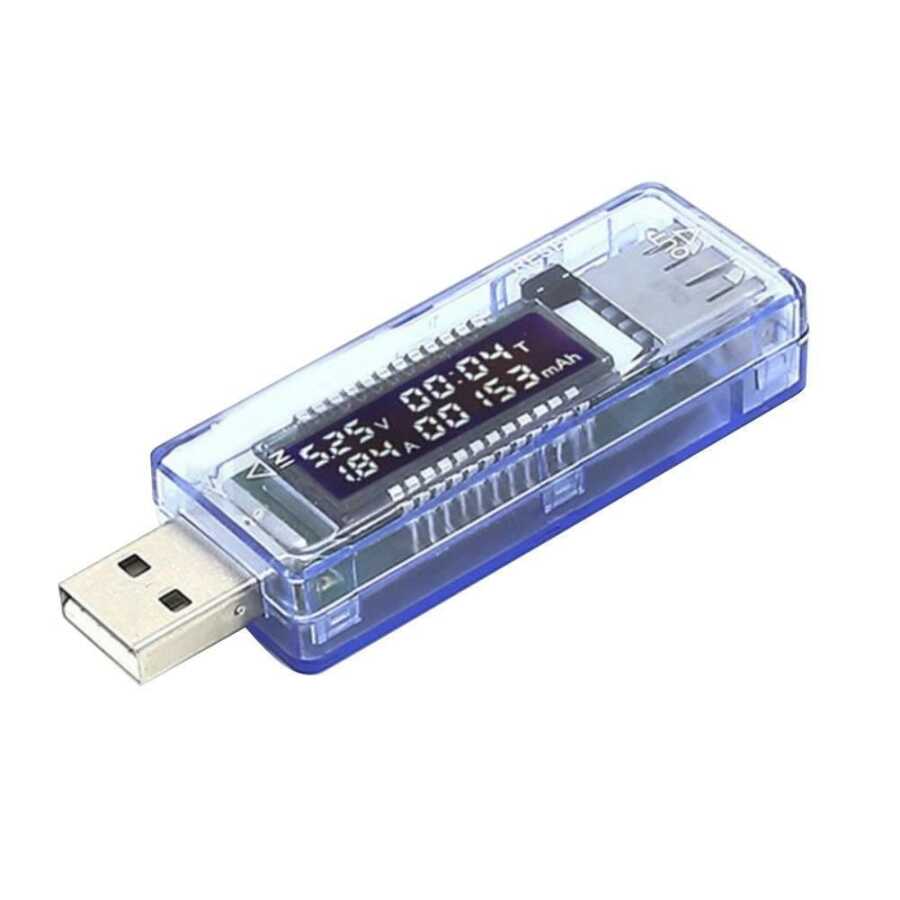  Keweısı Usb Akım Ve Voltaj Ölçer V20