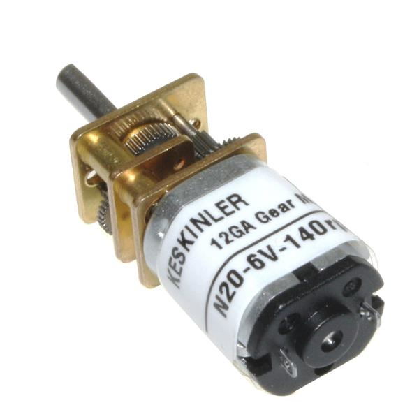  Kga12 6v 140rpm 12mm Redüktörlü Dc Motor