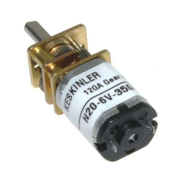  Kga12 6v 350rpm 12mm Redüktörlü Dc Motor