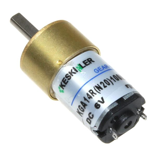  Kga14 6v 140rpm 14mm Redüktörlü Dc Motor