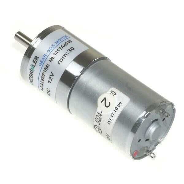  Kga25 12v 30rpm 25mm Redüktörlü Dc Motor
