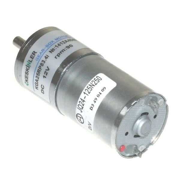  Kga25 12v 90rpm 25mm Redüktörlü Dc Motor