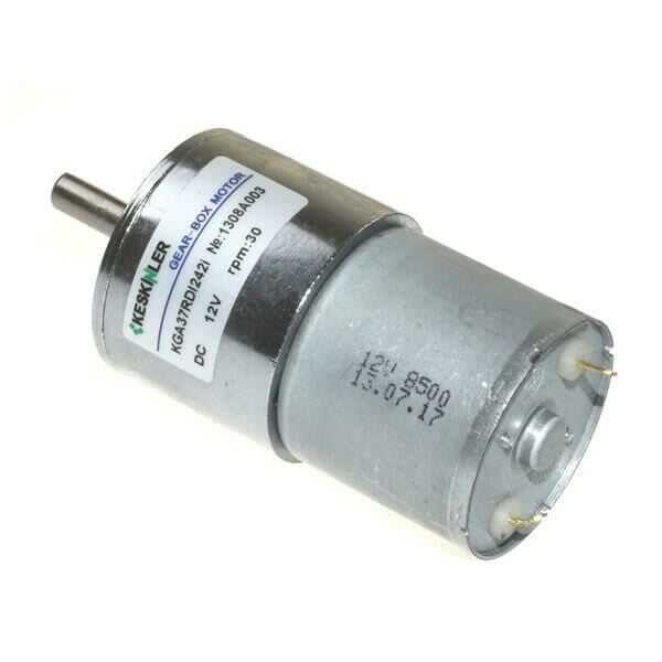  Kga37 12v 30rpm 37mm Redüktörlü Dc Motor