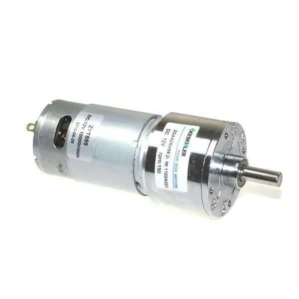 KGA42 12V 150Rpm 42mm Flange Long Dc Motor with Gearbox Motorobit