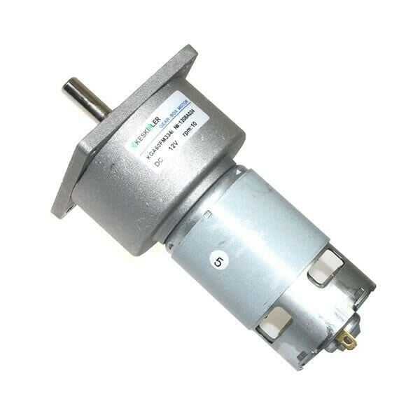  Kga60 12v 10rpm 60mm Redüktörlü Flanşlı Dc Motor