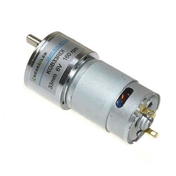  Kgb33 6v 160rpm 33mm Redüktörlü Eksantrik Dc Motor