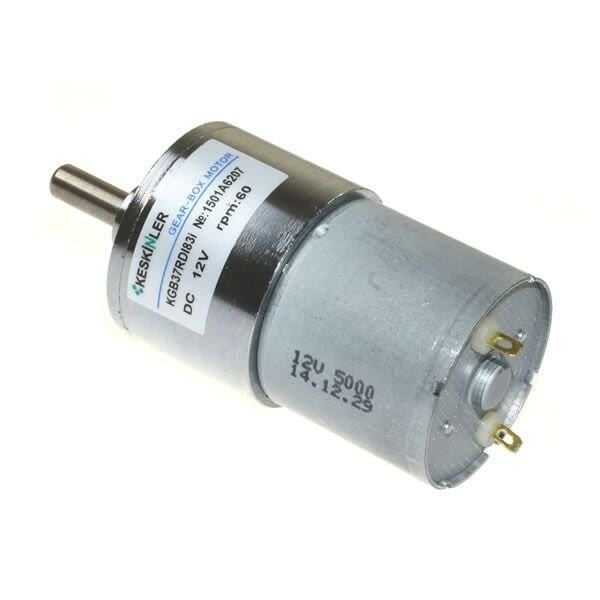  Kgb37 12v 60rpm 37mm Redüktörlü Eksantrik Dc Motor